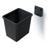 Závěsný odpadkový koš SYSTEMA BASIC, 23 l, 36 x 27 x 33cm, černý_5