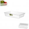 6156 2 plochy transparentni box bez vika miska s 30x21x6 3cm bowl