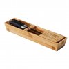Stojánek na nože, organizér do šuplíku - NITAKI bambusový na 10 nožů