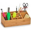7809 3 bambusovy organizer do koupelny nebo kancelare things 12 prihradek
