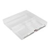 8154 2 2 jakost organizer vlozka do zasuvky transparent flexi 4 prihradky vcelku 31x31cm