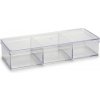 9108 2 organizer na drobnosti 3 prihradky s vikem transparentni curaprox