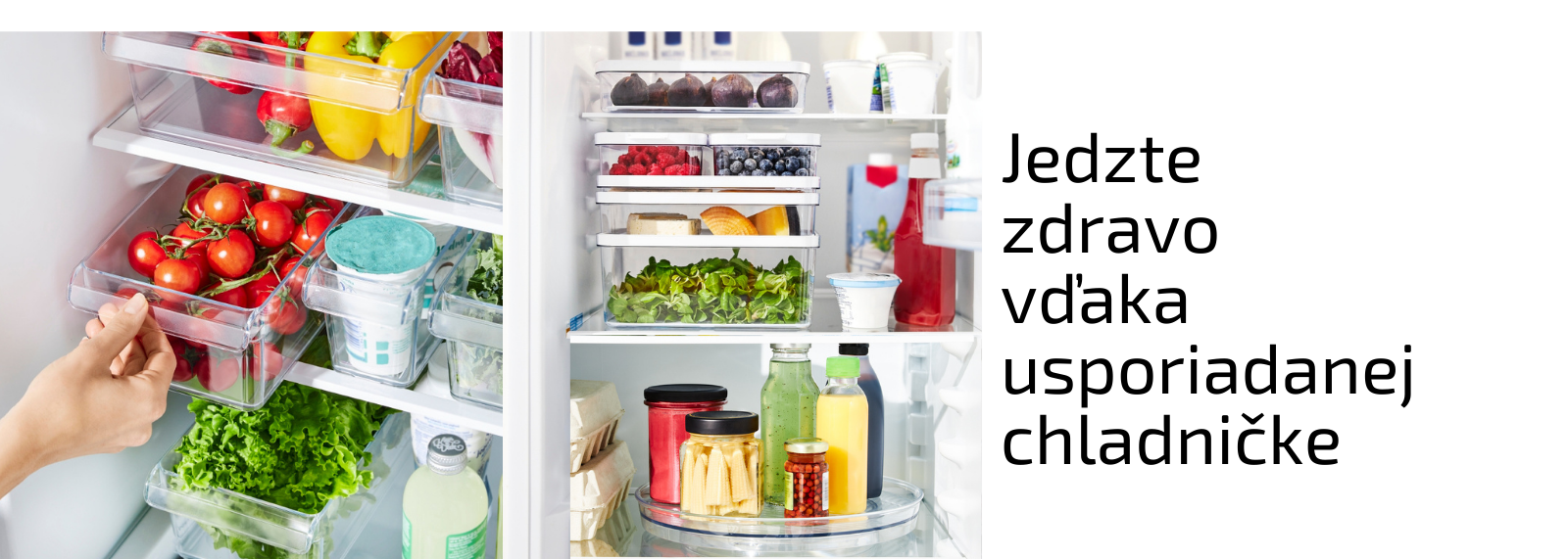 Úložné boxy do lednice