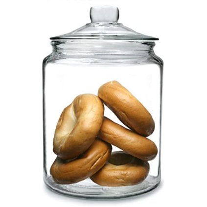 Sklenená dóza, veľký objem 6,35 l BISCOTTI
