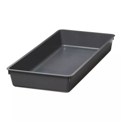 Organizér do zásuvky, do kuchyne, príborník - NITAKI sivý plast (20x43)
