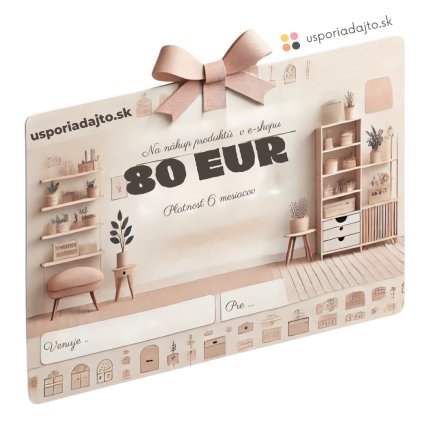 Darčekový poukaz / Tip na darček / Voucher v hodnote 80 EUR