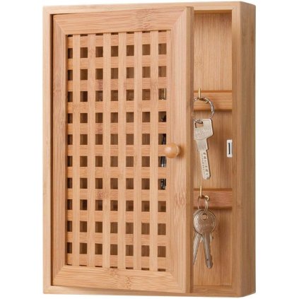 Skrinka na kľúče, vešiak na kľúče, bambus KEYS