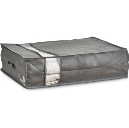 Organizér na oblečenie, posteľnú bielizeň, baliaci papier - 70x50x20, sivý NON-W