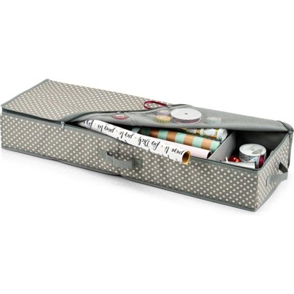 Organizér na baliaci papier a potreby, úložný box na zips, GIFTWRAP