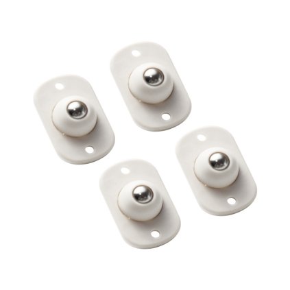 Prídavné samolepiace 4 MINI kolieska pod predmety, 360°