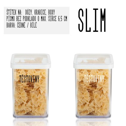 vlastný štitek slim1