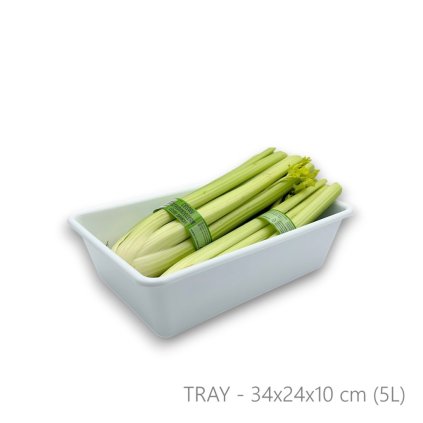 13288 3 organizer ulozny box do spizi supliku tray 34 x 24 x 10cm bila
