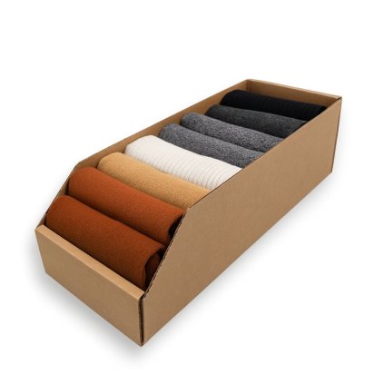 Úložné boxy na oblečenie, organizéry do skrine EKO KARTÓN 20x54cm