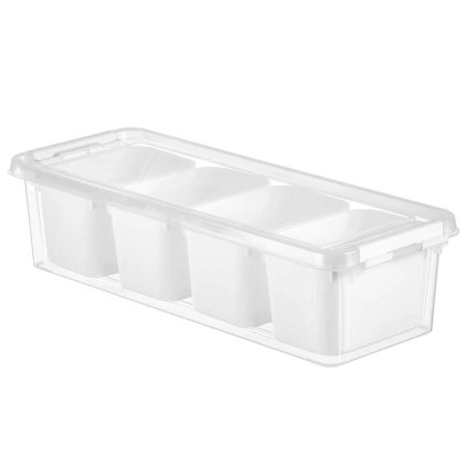14284 1 ulozny tridici box organizer 4v1 do lednice 3 5l fresh 38x14x9