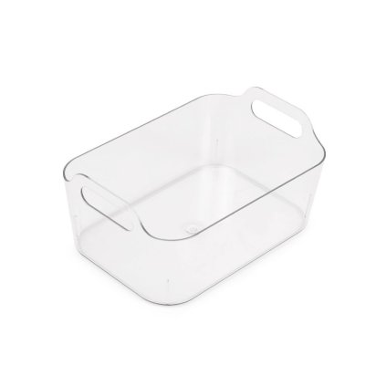 Univerzálny organizér s rúčkami, 33x23,5x15 - transparentný SIMPLY