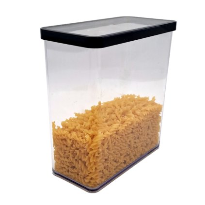 Dóza na potraviny 3,2 l Rotho Loft - JUMBO Black, čierna