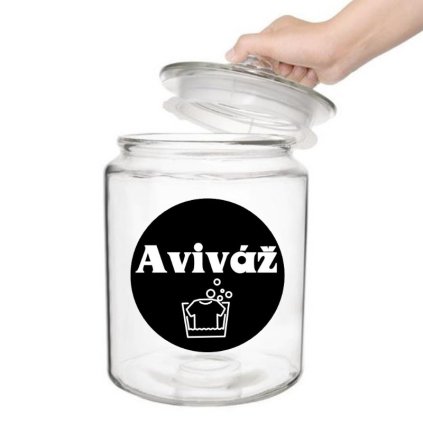 Nálepka/štítok s grafikou trička - Aviváž