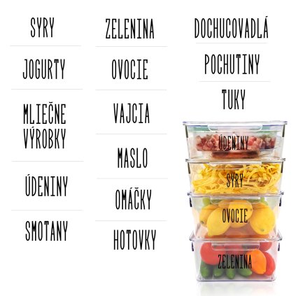 STITKY DO LEDNICE SLIM 14 NAZVU