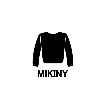 Štítky do šatne - s popisom - Mikiny