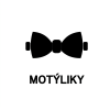 Štítky do šatne – s popiskom – Motýliky