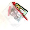 6861 27 sieťované zložky obálky so zipsom na hry lego puzzle dokumenty výtvory a3 a4 a5 mix farieb sada 3ks