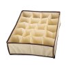 10653 18 organizér na spodnú bielizeň kipit 20 priehradiek béžový 35 x 27 x 10 cm