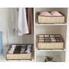 10653 4 organizér na spodnú bielizeň kipit 20 priehradiek béžový 35 x 27 x 10 cm
