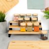 pol pl Polička kuchynská drevená 3-poschodová 32x23 5x9 6cm 16976 7