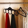 10797 vešiak ramienko na šatky šály opasky a iné doplnky zamat hook