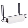 Držiak na kuchynské utierky, pod policu, bez montáže čierny kov 4