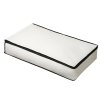 Textilný úložný box na uschovanie oblečenia a posteľnej bielizne, WHITE KIPIT, biely (7)