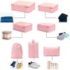 10731 súprava 7 cestovných organizérov zbaľte si kufor prehľadne travel ružové