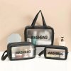 13177 1 sada 3 kozmetických cestovných tašiek čierna washbag