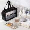 13177 8 súprava 3 kozmetických cestovných tašiek čierna washbag