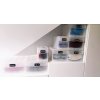 6579 9 s zásuvka úložný box výsuvný transparentný Rotho Systemix