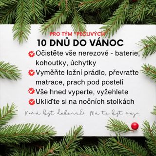 🎄 10 DNŮ DO VÁNOC! Začíná období, kdy se všechno zrychluje… ale nemusí. Dnes je ideální chvíle se zastavit, nadechnout a...