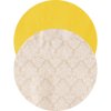 béžová zámecký vzor + žlutá