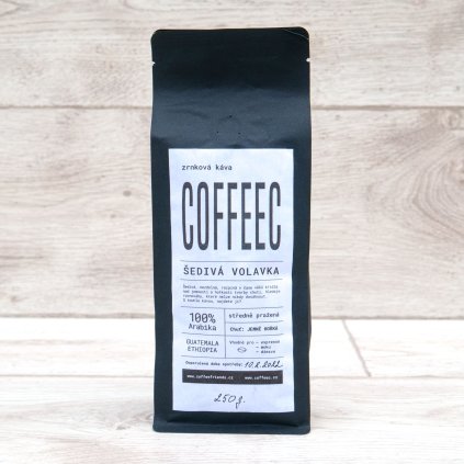 zrnkova kava coffeec sediva volavka