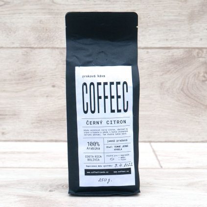 zrnkova kava coffeec cerny citron