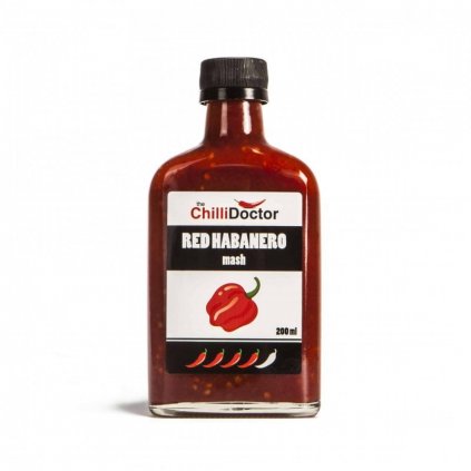 464 red habanero chilli mash 200 ml chillidoctor