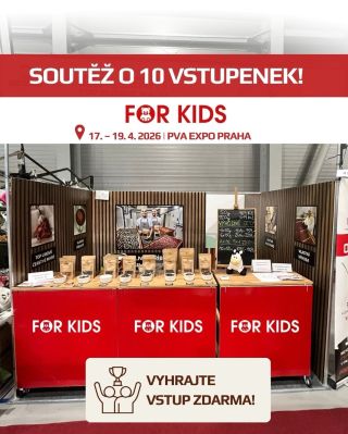 🎁 SOUTĚŽ O VSTUPENKY NA VELETRH FOR KIDS! Chystáme se tam s naším stánkem a protože chceme, aby z toho naši zákazníci měli...