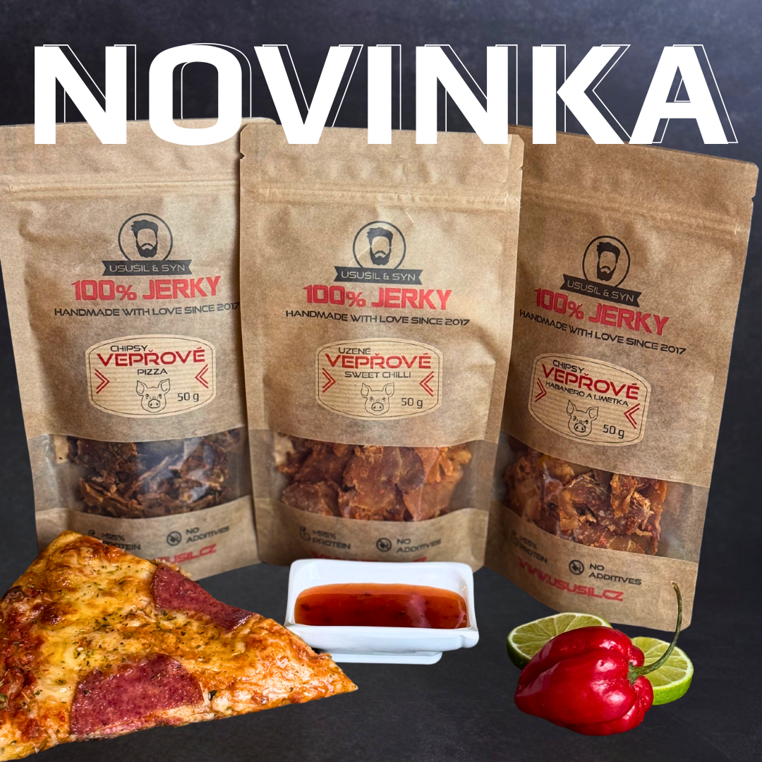 NOVINKY v kategórii mäsových chipsov sú tu! Ochutnaj Habanero & limetku alebo Pizzu