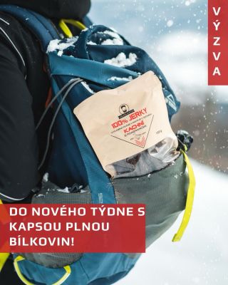 ✨ Tenhle týden vás hlad nepřekvapí. ✨ Plná kapsa bílkovin. Nový týden znamená nové tempo. Práce. Cesty. Trénink....