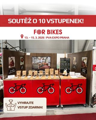 🚴‍♂️ SOUTĚŽ O 10 VSTUPENEK NA VELETRH FOR BIKES! Rozdáváme 10 volných vstupenek na veletrh FOR BIKES 2026, který se koná...