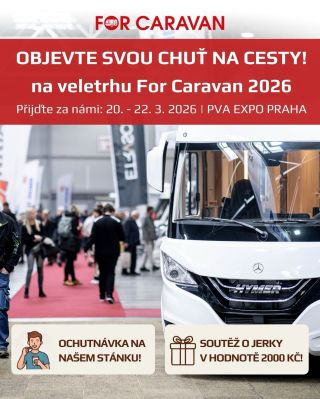 🌸 BŘEZEN VE ZNAMENÍ VELETRHŮ! Kdo nás nestihl na For Bikes, má další příležitost. Potkáme se na veletrhu FOR CARAVAN 2026?...