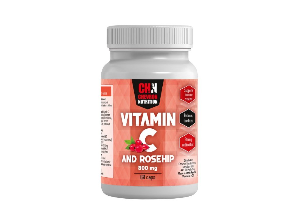 Vitamin C & Rosehip 800 mg | Chevron Nutrition