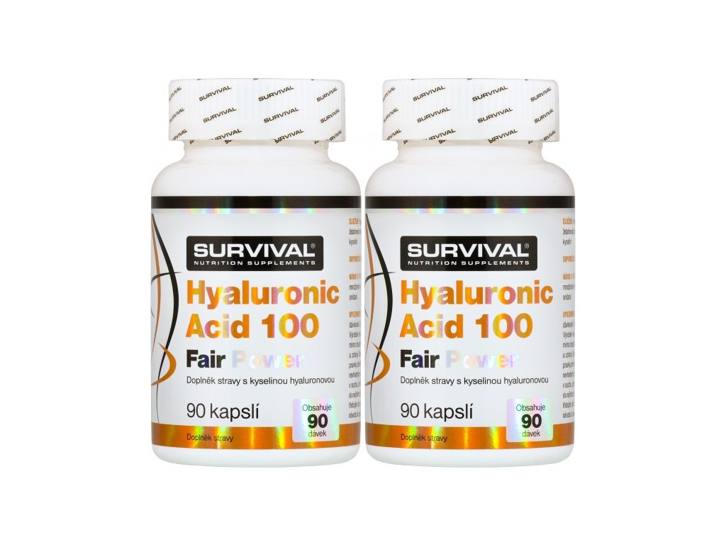 Hyaluronic Acid 100 (kyselina hyaluronová) - akce 1+1 zdarma | Survival