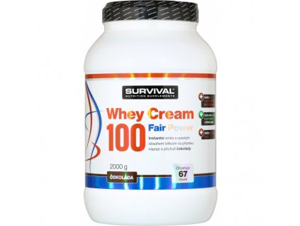 Rychlý výprodej • Whey Cream 100 Fair Power | Survival