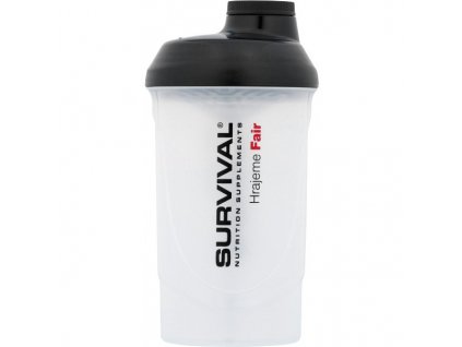 Šejkr Survival - 600 ml (bílo-černý) | Survival