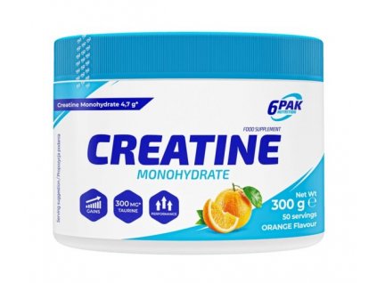 creatine monohydrate praskovy 6pak nutrition full item 15964